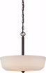Picture of NUVO Lighting 60/5907 Willow - 4 Light Pendant with White Glass