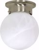Picture of NUVO Lighting 60/6008 1 Light - 6" - Ceiling Mount - Alabaster Ball; Color retail packaging