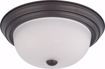 Picture of NUVO Lighting 60/6011 2 Light 13" Flush Mount with Frosted White Glass; Color retail packaging