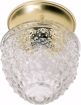 Picture of NUVO Lighting 60/6031 1 Light - 6" - Ceiling Fixture - Clear Pineapple Glass; Color retail packaging