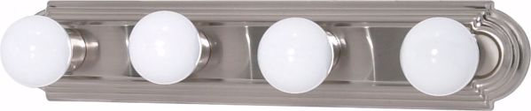 Picture of NUVO Lighting 60/6073 4 Light - 24" - Vanity - Racetrack Style; Color retail packaging