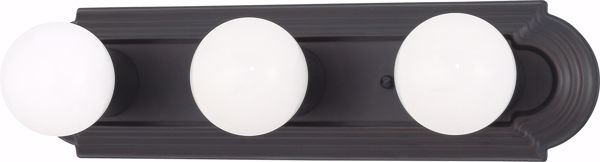 Picture of NUVO Lighting 60/6080 3 Light 18" Vanity Racetrack Style; Color retail packaging
