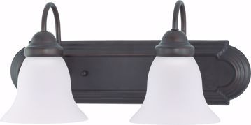 Picture of NUVO Lighting 60/6082 Ballerina - 2 Light 18" Vanity with Frosted White Glass; Color retail packaging