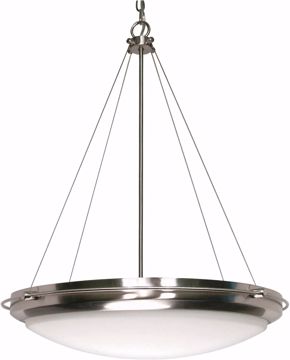 Picture of NUVO Lighting 60/610 Polaris - 3 Light - 23" - Pendant - with Satin Frosted Glass Shades