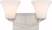 Picture of NUVO Lighting 60/6202 Fawn 2 Light Vanity Fixture - Brushed Nickel Finish