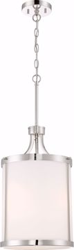 Picture of NUVO Lighting 60/6226 Denver 3 Light Pendant Fixture - Polished Nickel Finish