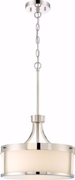 Picture of NUVO Lighting 60/6227 Denver 2 Light Pendant Fixture - Polished Nickel Finish
