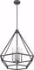 Picture of NUVO Lighting 60/6261 Orin 4 Light Pendant Fixture - Iron Black with Brushed Nickel Accents Finish