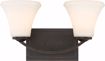 Picture of NUVO Lighting 60/6302 Fawn 2 Light Vanity Fixture - Mahogany Bronze Finish