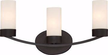 Picture of NUVO Lighting 60/6323 Denver 3 Light Vanity Fixture - Mahogany Bronze Finish