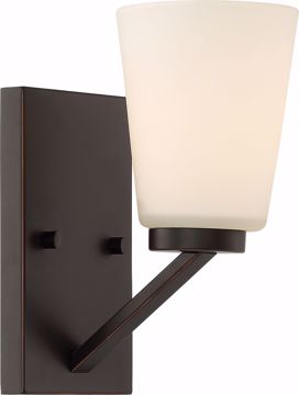 Picture of NUVO Lighting 60/6341 Nome 1 Light Vanity Fixture - Mahogany Bronze Finish