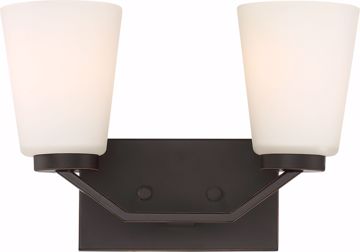 Picture of NUVO Lighting 60/6342 Nome 2 Light Vanity Fixture - Mahogany Bronze Finish