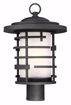 Picture of NUVO Lighting 60/6406 Lansing - 1 Light Outdoor Post Lantern With Etched Glass