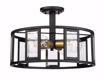 Picture of NUVO Lighting 60/6413 Payne - 4 Light Semi Flush With Clear Beveled Glass