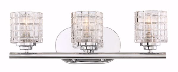 Picture of NUVO Lighting 60/6443 Votive - 3 Light Vanity With Clear Glass