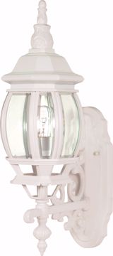 Picture of NUVO Lighting 60/885 Central Park - 1 Light - 20" - Wall Lantern - with Clear Beveled Glass