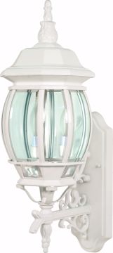 Picture of NUVO Lighting 60/888 Central Park - 3 Light - 22" - Wall Lantern - with Clear Beveled Glass