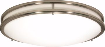 Picture of NUVO Lighting 60/902 Glamour - 3 Light CFL - 24" - Flush Mount - (3) 18w GU24 / Lamps Included