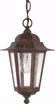 Picture of NUVO Lighting 60/992 Cornerstone - 1 Light - 13" - Hanging Lantern - with Clear Seed Glass