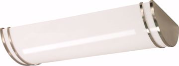 Picture of NUVO Lighting 62/1039 Glamour LED 25" Linear Flush Mount Fixture - Brushed Nickel Finish - Lamps Included
