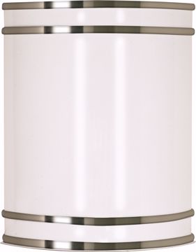 Picture of NUVO Lighting 62/1045 Glamour LED 9" Wall Sconce - Brushed Nickel Finish - Lamps Included