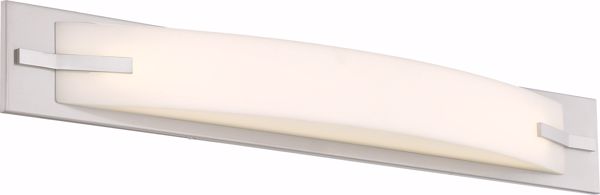 Picture of NUVO Lighting 62/1082 Bow LED 29" Vanity Fixture - Brushed Nickel Finish