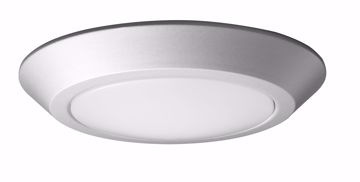 Picture of NUVO Lighting 62/1166 10" LED Flush Mount Fixture; Disk Light; Brushed Nickel Finish; 3000K