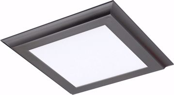 Picture of NUVO Lighting 62/1171 18 watt; 12" x 12" Surface Mount LED Fixture; 3000K; Gun Metal Finish; 100-277 volts