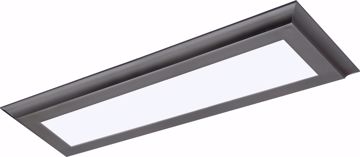 Picture of NUVO Lighting 62/1175 22 watt; 7" x 25" Surface Mount LED Fixture; 3000K; Gun Metal Finish; 100-277 volts