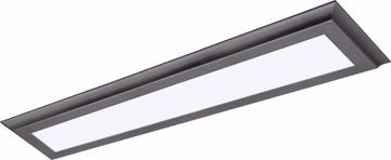 Picture of NUVO Lighting 62/1176 30 watt; 7" x 38" Surface Mount LED Fixture; 3000K; Gun Metal Finish; 100-277 volts