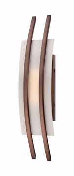 Picture of NUVO Lighting 62/122 Trax - 1 Module Wall Sconce with Frosted Glass