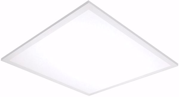 Picture of NUVO Lighting 62/1253 45 watt; 24" x 24" Surface Mount LED Fixture; 4000K; 80 CRI; Low Profile; White Finish; 120/277 volts