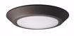 Picture of NUVO Lighting 62/1263 7" LED Flush Mount Fixture; Disc Light; Mahogany Bronze Finish; 3000K