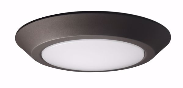 Picture of NUVO Lighting 62/1267 10" LED Flush Mount Fixture; Disc Light; Mahogany Bronze Finish; 3000K