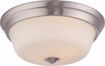 Picture of NUVO Lighting 62/363 Calvin - 2 Light Flush Fixture with Satin White Glass - LED Omni Included