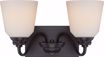 Picture of NUVO Lighting 62/377 Calvin - 2 Light Vanity Fixture with Satin White Glass - LED Omni Included