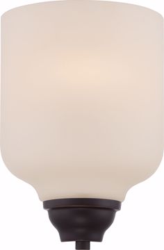 Picture of NUVO Lighting 62/391 Kirk - 1 Light Wall Sconce with Etched Opal Glass - LED Omni Included