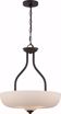 Picture of NUVO Lighting 62/395 Kirk - 3 Light Pendant with Etched Opal Glass - LED Omni Included