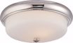 Picture of NUVO Lighting 62/403 Dylan - 2 Light Flush Fixture with Etched Opal Glass - LED Omni Included