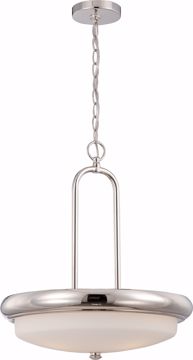 Picture of NUVO Lighting 62/405 Dylan - 3 Light Pendant with Etched Opal Glass - LED Omni Included
