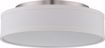 Picture of NUVO Lighting 62/524 Heather - LED Flush Fixture with White Linen Shade