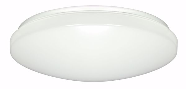 Picture of NUVO Lighting 62/548 14" Flush Mounted LED Light Fixture with Occupancy Sensor - White Finish