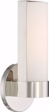 Picture of NUVO Lighting 62/721 Bond - Single 9-1/2" LED Vanity with White Acrylic Lens
