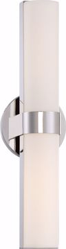 Picture of NUVO Lighting 62/722 Bond - Double 17-1/2" LED Vanity with White Acrylic Lens