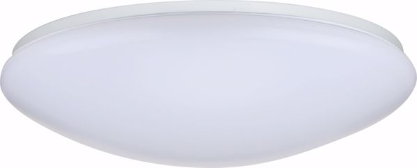 Picture of NUVO Lighting 62/766 19" Flush Mounted LED Light Fixture - White Finish; With Occupancy Sensor;120V