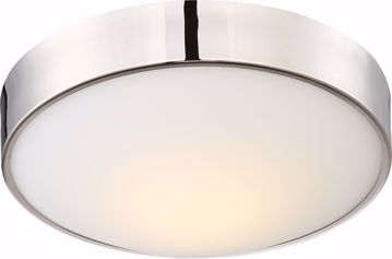 Picture of NUVO Lighting 62/774 Perk - 13" LED Flush with White Glass