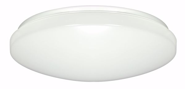 Picture of NUVO Lighting 62/798 14" Flush Mounted LED Light Fixture - White Finish; 50 Percent Dimming; 120-277 Volts