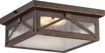 Picture of NUVO Lighting 62/813 Roxton Flush Lantern; Umber Bay Finish