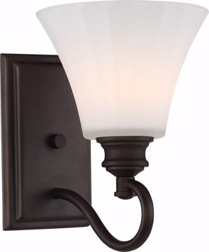 Picture of NUVO Lighting 62/901 Tess 1-Light Vanity; Aged Bronze Finish