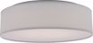 Picture of NUVO Lighting 62/990 15" Fabric Drum LED Decor Flush Mount Fixture - White Fabric Shade - Acrylic Diffuser